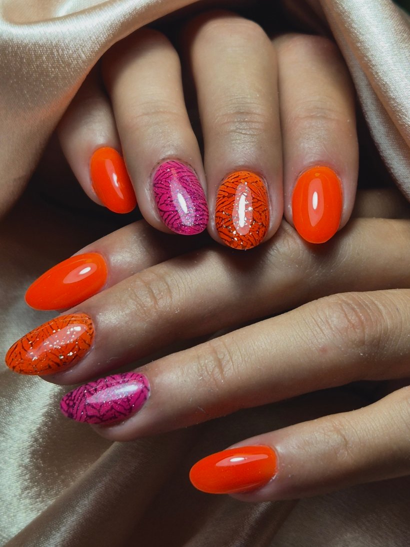 Orange & Pink
